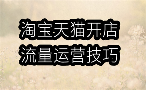 淘宝平台推广 淘宝平台推广